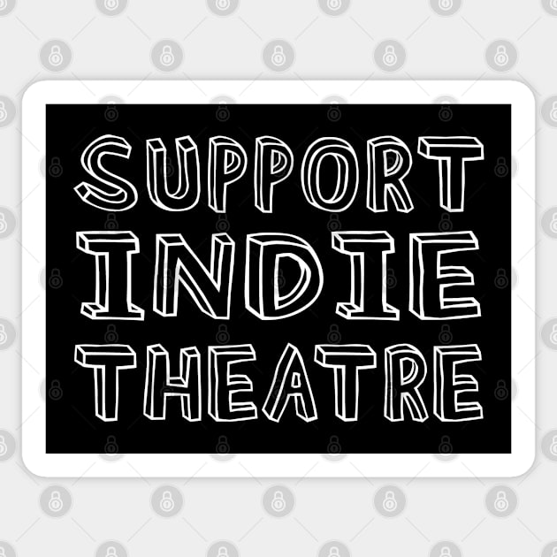 Support Indie Theatre Sticker by CafeConCawfee